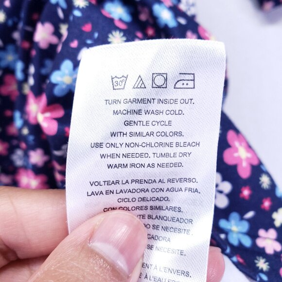 Blueberi Boulevard Kids Floral Colorful Fun Casual Fit and Flare Dress Size 4t - Picture 4 of 15